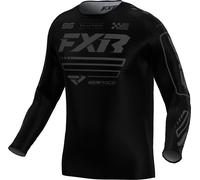 FXR Clutch Maglia da motocross, nero-grigio, taglia 2XL per maschi