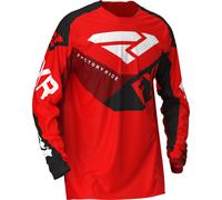 FXR Clutch Maglia Motocross Giovanile, rosso/nero, Taglia M