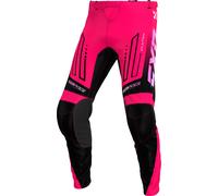 FXR Clutch Pantaloni da motocross, nero-rosa, taglia 32 per maschi