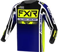 FXR Clutch Pro 2023 Maglia Motocross, blu-giallo, taglia M per maschi