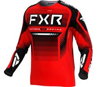 FXR Clutch Pro 2024 Maglia Motocross, rosso/nero/bianco, Taglia S