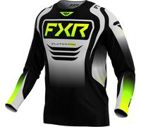 FXR Clutch Pro 2025 Maglia da motocross, nero/verde, Taglia M