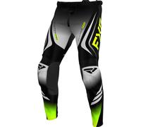 FXR Clutch Pro 2025 Pantaloni da motocross, nero-verde, taglia 34 per maschi