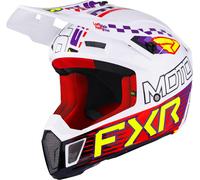 FXR Clutch Race Div Casco da motocross, multicolore, taglia S per maschi