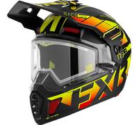 FXR Clutch X Evo Casco da motoslitta, nero-rosso-giallo, taglia S per maschi