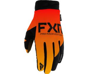 FXR Cold Cross Lite Guanti da motocross, Arancione/Nero, Taglia XL