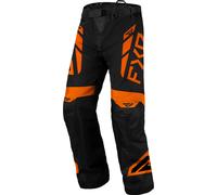 FXR Cold Cross RR 2025 Pantaloni da motocross impermeabili, nero-arancione, taglia 3XS per maschi