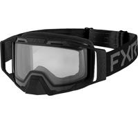 FXR Combat Cold Stop Clear Occhiali per motoslitte, nero per maschi