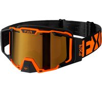 FXR Combat Frame Occhiali per motoslitte, nero-arancione per maschi