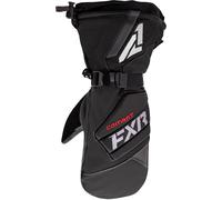 FXR Combat Leather Mitt Guanti da motoslitta, nero, Taglia L