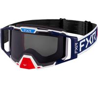 FXR Combat Patriot Occhiali per motoslitte, bianco-rosso-blu per maschi