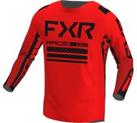 FXR Contender Off-Road Maglia Motocross, nero-rosso, taglia 2XL per maschi