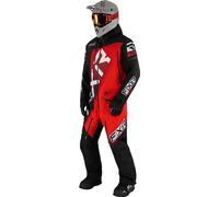 FXR CX F.A.S.T. Insulated 2023 Tuta da motoslitta monopezzo, nero-bianco-rosso, taglia 2XL per maschi