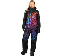 FXR CX F.A.S.T. Insulated Safari Tuta da motoslitta intera da donna, nero-multicolore, taglia 12 per donne