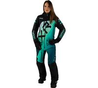 FXR CX Lite 2023 Ladies One Piece Snowmobile Suit, verde, taglia 12 per donne