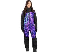 FXR CX Lite Galaxy Tuta da motoslitta intera da donna, nero-porpora, taglia 12 per donne