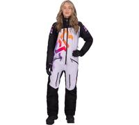FXR CX Lite Supernova Tuta da motoslitta intera da donna, nero/bianco/viola/rosso, Taglia 14