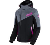 FXR Edge 2-in-1 Giacca da motoslitta da donna, nero/grigio/rosa, Taglia 14