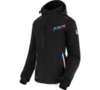 FXR Edge 2-in-1 Giacca da motoslitta da donna, nero/rosa, Taglia 14