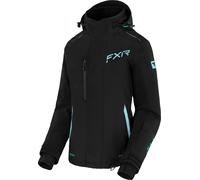 FXR Edge 2-in-1 Giacca da motoslitta da donna, nero/verde, Taglia 4