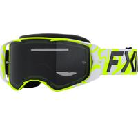 FXR Factory Ride Graphic Occhiali da motocross, bianco-giallo per maschi