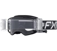 FXR Factory Ride Roll-Off Occhiali da motocross, nero-bianco per maschi