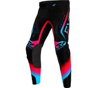 FXR Helium 2024 Pantaloni Motocross, nero-rosso-blu, taglia 38 per maschi
