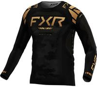 FXR Helium 2025 Maglia Motocross Giovanile, nero/oro, Taglia L