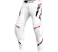 FXR Helium 2025 Pantaloni da motocross, nero-bianco-rosso, taglia 30 per maschi