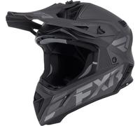 FXR Helium Carbon Shadow, casco da motocross L female Opaco Nero/Grigio Scuro
