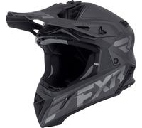 FXR Helium Carbon Shadow, casco da motocross L female Opaco Nero/Grigio Scuro