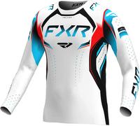 FXR Helium Edge MX Ice, maglia XS male Bianco/Nero/Turchia/Rosso