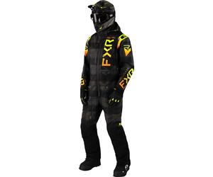 FXR Helium Insulated 2023 Tuta da motoslitta monopezzo, nero-giallo, taglia M per maschi