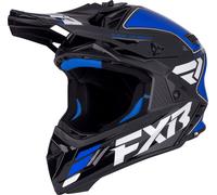 FXR Helium MX, casco da motocross S female Nero/Blu/Bianco