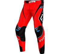 FXR Helium Pantaloni da motocross per ragazzi, nero-bianco-rosso-blu, taglia XL