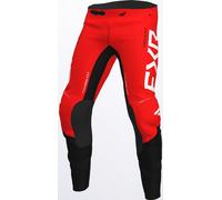 FXR Helium RaceDiv Pantaloni Motocross, rosso/nero, Taglia 28
