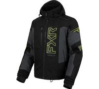 FXR Helium X 2-in-1 2025 Giacca da motoslitta, nero-grigio-giallo, taglia XL per maschi