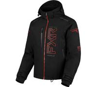 FXR Helium X 2-in-1 2025 Giacca da motoslitta, nero/rosso, Taglia XL