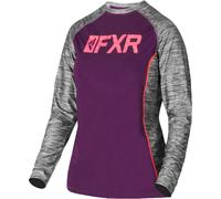 FXR Helium X Tech Camicia funzionale Ladies, grigio/viola, Taglia M
