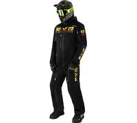 FXR Maverick Lite SX-Pro Tuta da motoslitta monopezzo, nero-giallo, taglia XL