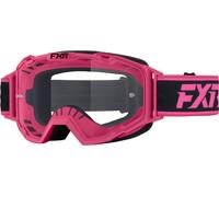 FXR Maverick Prime Occhiali da motocross, nero-rosa per maschi