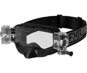 FXR Maverick Roll-Off 2023 Occhiali da motocross, nero-grigio per maschi