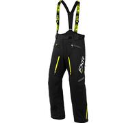 FXR Mission FX Pantaloni da motoslitta, nero/giallo, Taglia S