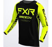 FXR Off-Road RaceDiv Maglia Motocross, nero/giallo, Taglia S