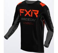 FXR Off-Road RaceDiv Maglia Motocross, nero-grigio-rosso, taglia S per maschi
