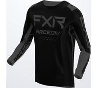 FXR Off-Road RaceDiv Maglia Motocross, nero-grigio, taglia L per maschi