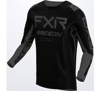 FXR Off-Road RaceDiv Maglia Motocross, nero/grigio, Taglia S