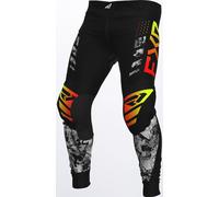 FXR Podium Colored Pantaloni Motocross, nero/grigio, Taglia 36