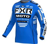 FXR Podium Gladiator 2024 Maglia Motocross, blu/nero/bianco, Taglia M