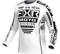 FXR Podium Gladiator 2024 Maglia Motocross, nero-bianco, taglia L per maschi